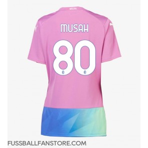 AC Milan Yunus Musah #80 Replik 3rd trikot Damen 2023-24 Kurzarm